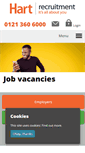 Mobile Screenshot of hartrecruitment.co.uk